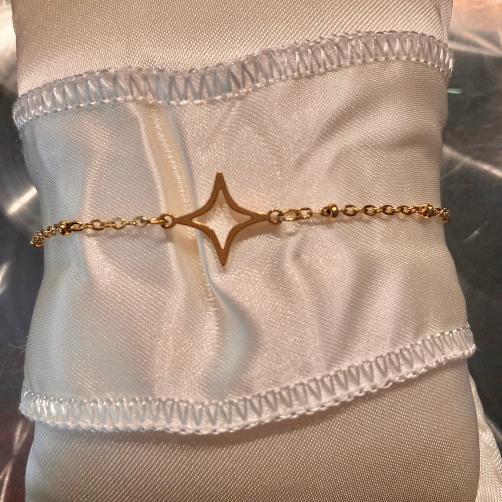 Gold costume bracelet